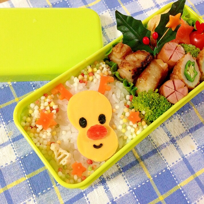 キャラ弁☆クリスマス　チーズｄｅトナカイさん弁当♪